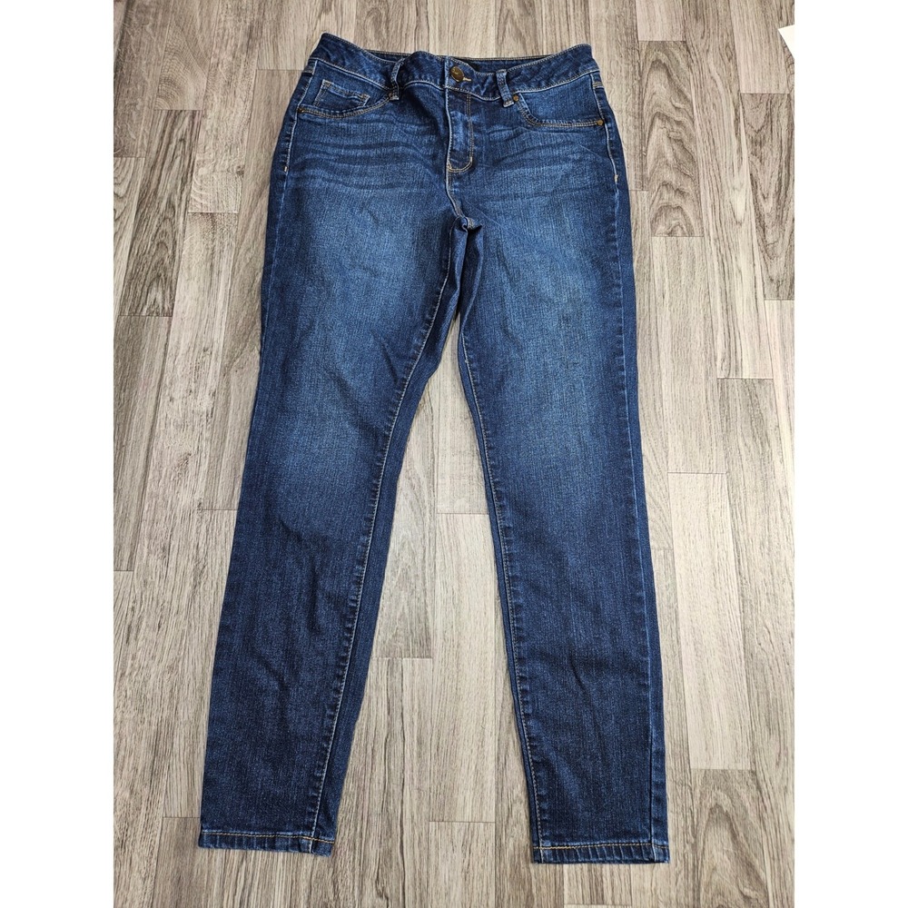 d.jeans Skinny Jeans Women 10 Blue Dark Wash Stretch Slim Fit Denim
